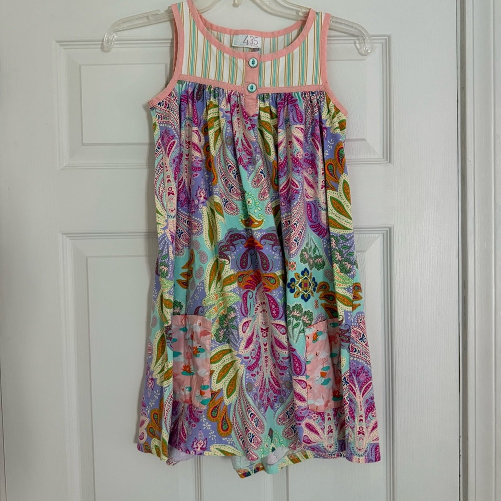 Matilda Jane Multicolor Paisley Kids Dress